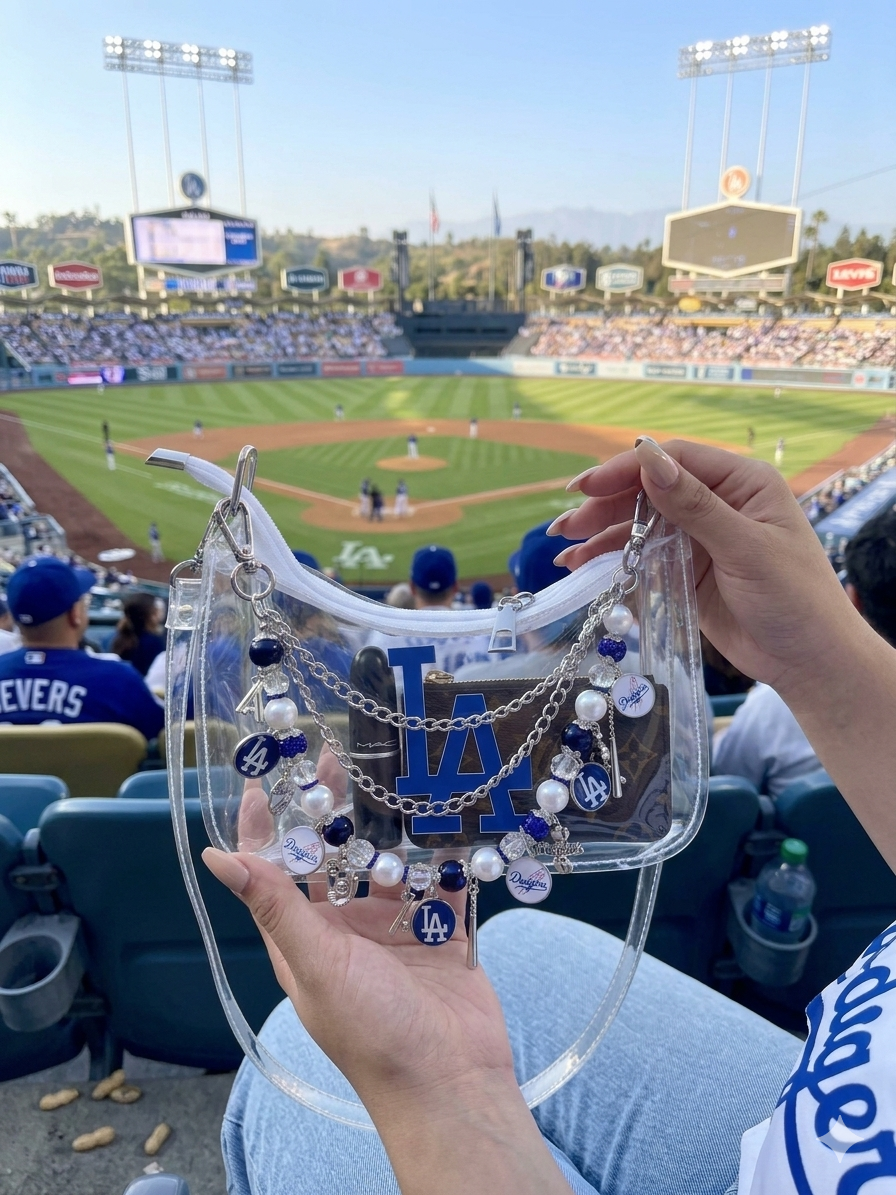 Clear Blue LA bag