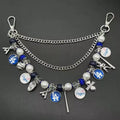 Multistrand baseball chain with charms