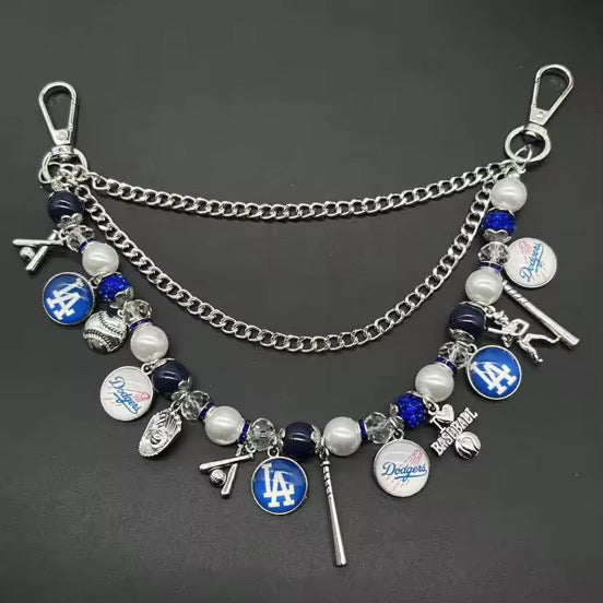Multistrand baseball chain with charms